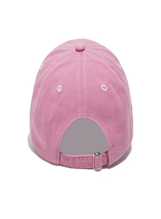 BOTVUG Pink Pony Club Embroidered Trucker Hat Women Baseball Cap Adjustable Cotton dad hat., Pink, 7 3/8 - Image 3
