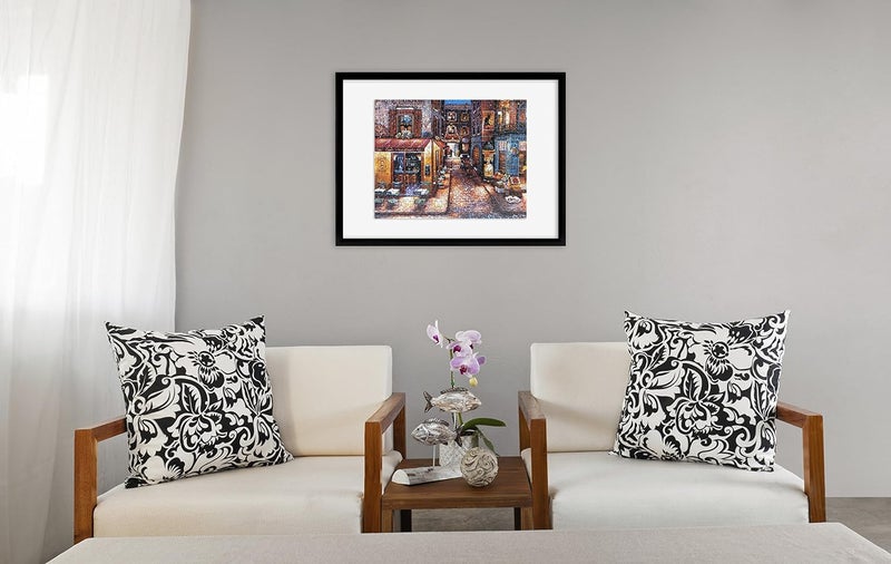 MCS 20x27 Puzzle Frame for Finished Puzzles, Black Vertical & Horizontal Wall-Mounted Large Picture Display for Preservation (1-Pack) - Image 5