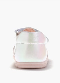 Pablosky Girls' Strap Sandals with Hook and Loop Closure  - Image 3
