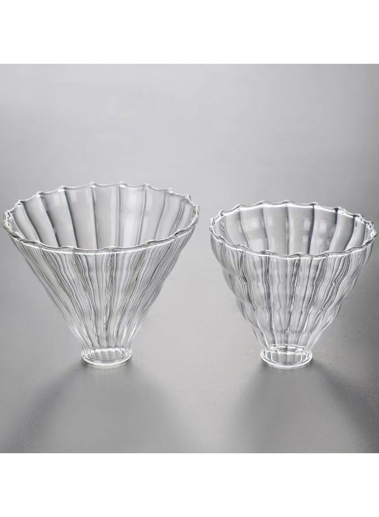 إيست ليدي V60 القهوة دليل تقاسم وعاء مع فلتر شفاف  - Image 4