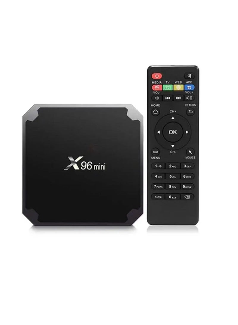 Andriod X96 Mini 4K Smart Tv Box 4GB Ram & 32GB Storage with Black Set Top Device - Image 1