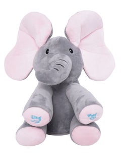 Pugs At Play Peek A Boo Manny 10-Inches, Battery Operated | Interactive Plush Toy