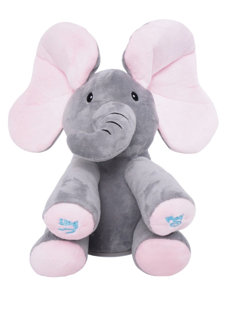PUGS AT PLAY Pugs At Play Peek A Boo Manny 10-Inches, Battery Operated | Interactive Plush Toy  - Image 1