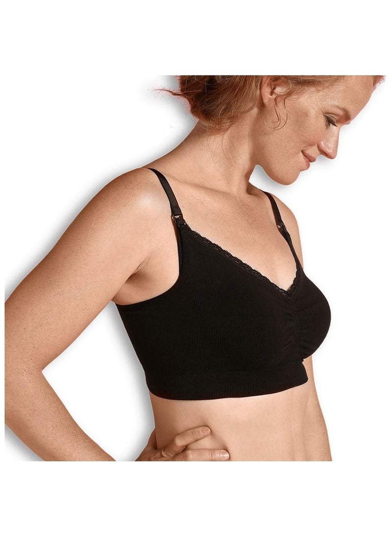 Carriwell Carriwell Organic Maternity & Nursing Bra - Black  - Image 1