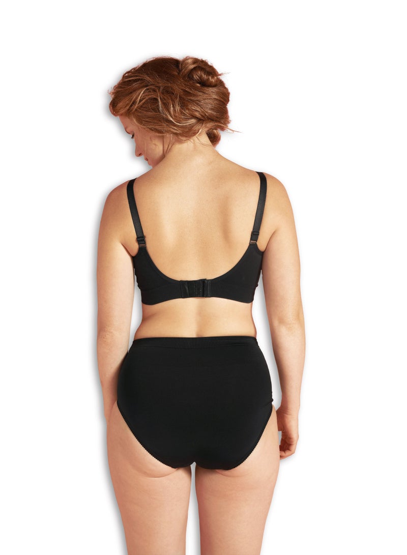 Carriwell Carriwell Organic Maternity & Nursing Bra - Black  - Image 4