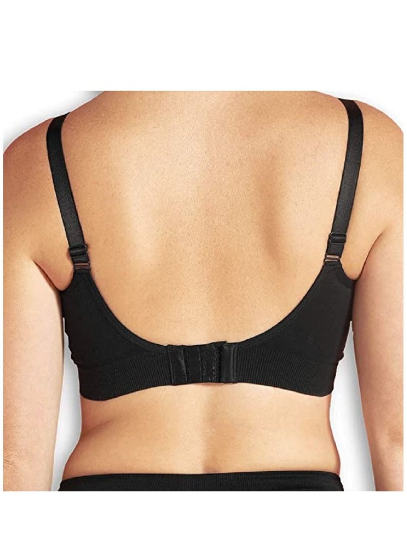 Carriwell Carriwell Organic Maternity & Nursing Bra - Black  - Image 2