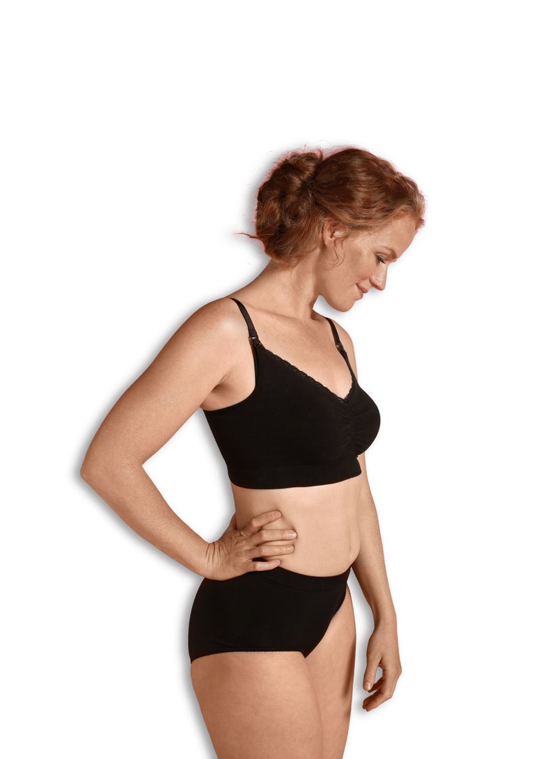 Carriwell Carriwell Organic Maternity & Nursing Bra - Black  - Image 3