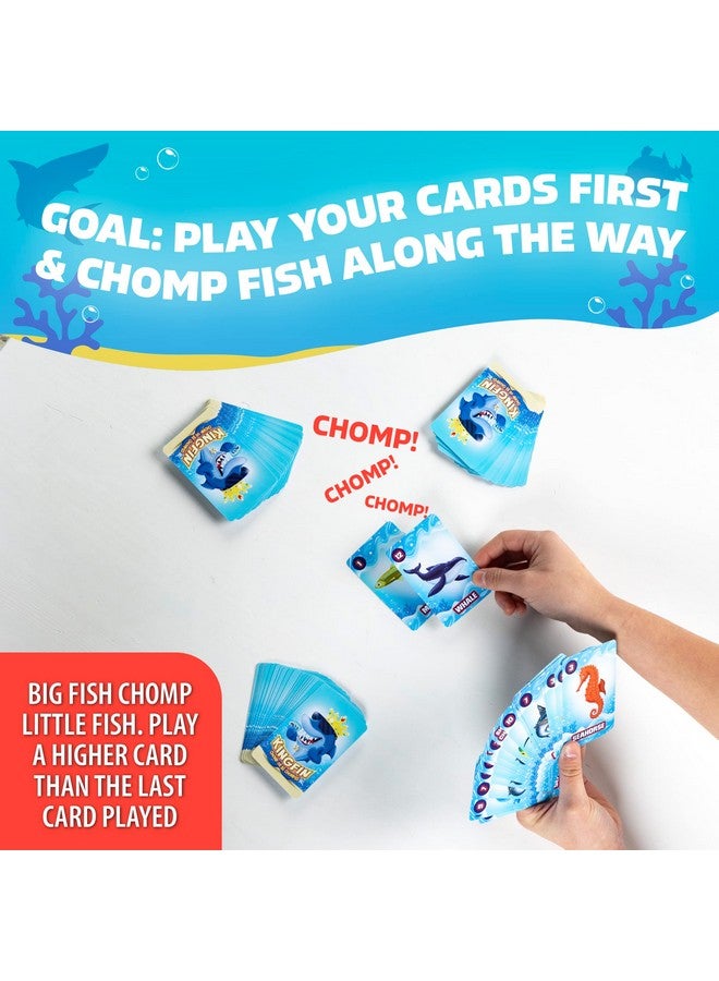 Continuum Games Kingfin Chomped or Be Chomped Card Game for Kids Teens and Adults, 3 to 6 Players, Ages 6 and Up - Image 3