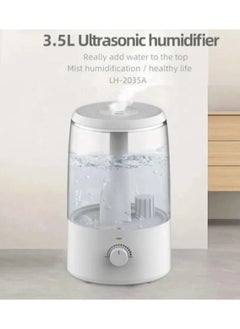 Electric steam diffuser - 3.5 liters, white color