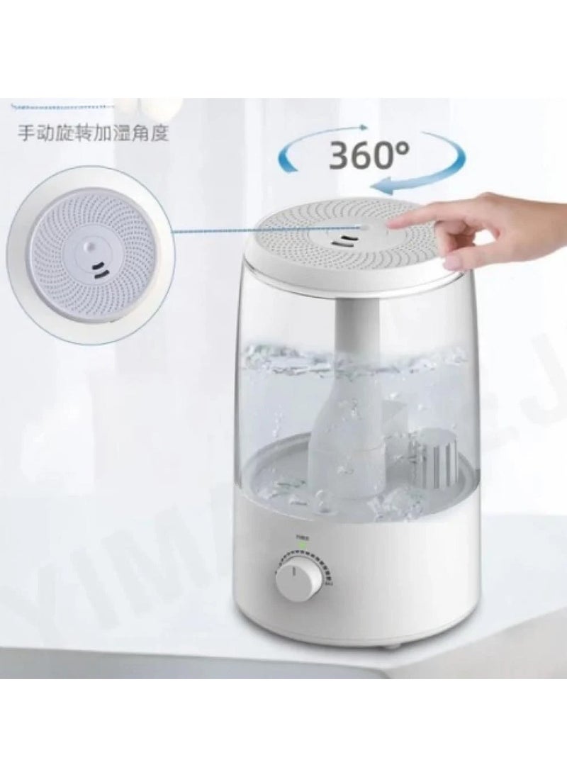 Generic - Electric steam diffuser - 3.5 liters, white color - Image 1