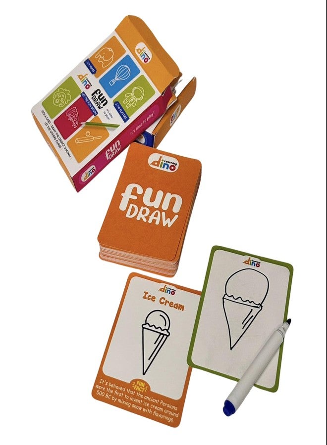 Learning dino Fun Draw Game for Kids | Play Date Game for Kids | Return Gift for Kids - 5 Year to 10 Year - Image 2