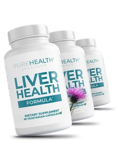 Liver Health Detox and Cleanse Supplement - Herbal Blend for Women & Men with Artichoke Extract, Milk Thistle and Dandelion - Liver Support Supplement - 180 Capsules