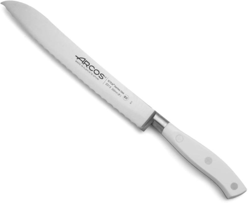 Arcos Riviera Bread Knife - White, 32.3cm