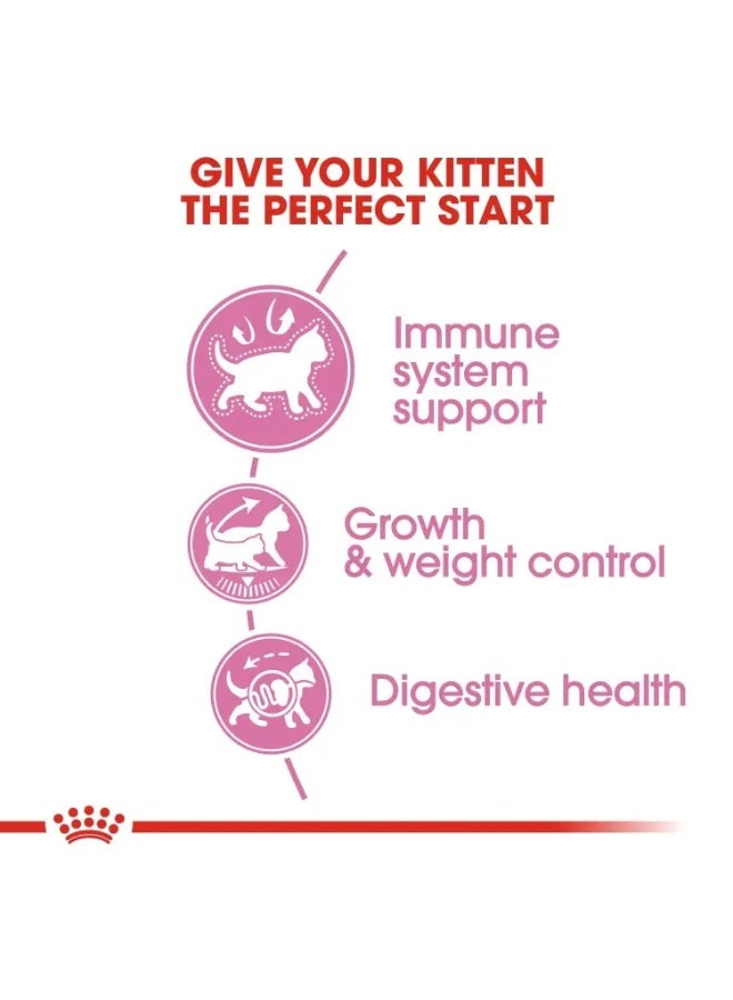 Royal Canin Feline Health Nutrition Kitten Sterilised Kitten Sterilised Dry Cat Food Bag 2kg - Image 2
