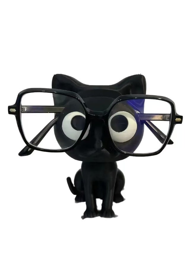 Cat-Shaped Glasses Holder Stand – Cute Eyeglass Display Rack for Desk, Home & Store Decoration - Image 1