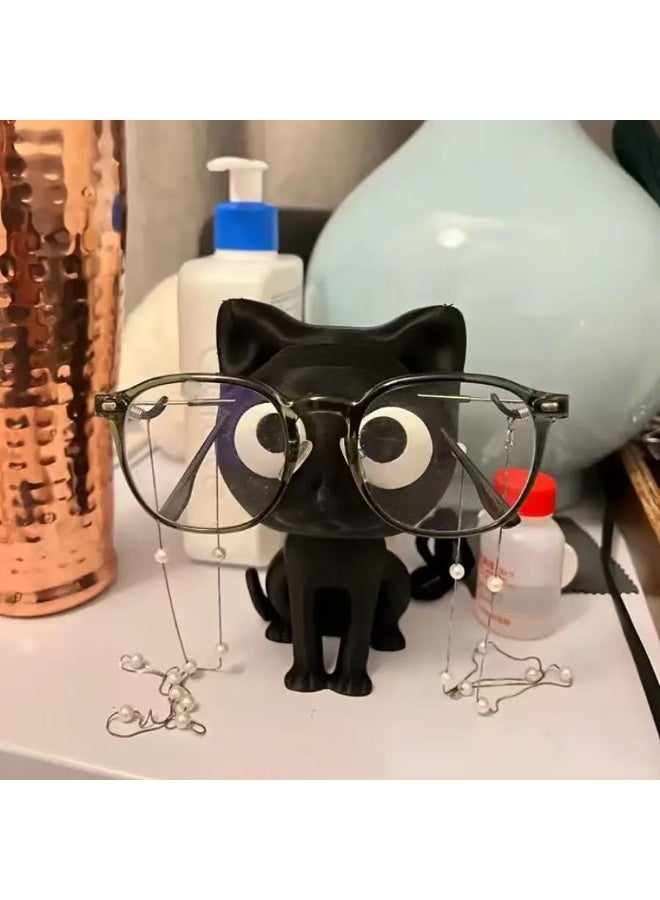 Cat-Shaped Glasses Holder Stand – Cute Eyeglass Display Rack for Desk, Home & Store Decoration - Image 2