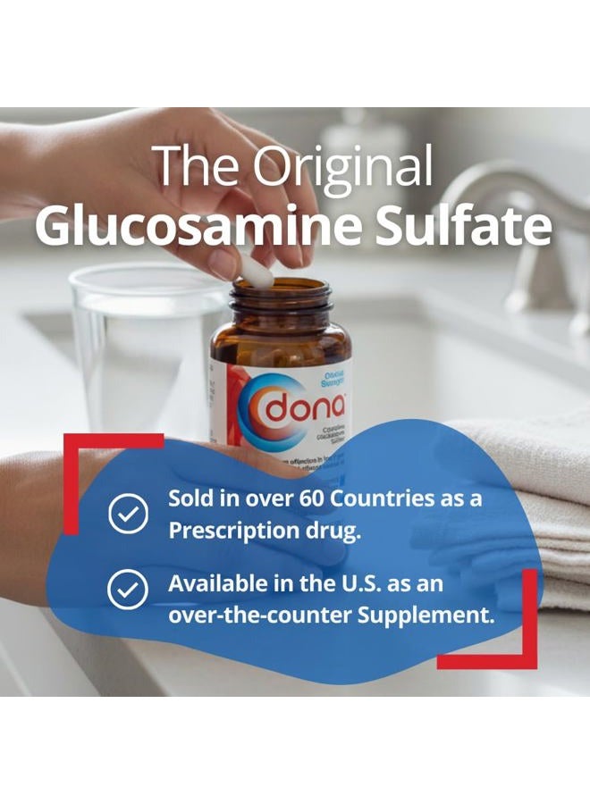 DONA Crystalline Glucosamine Sulfate 60 caplets (2 Pack) - Image 5