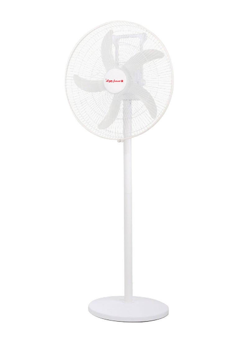 Stargold 18" Rechargeable Fan 5 in 1 Oscillating 10000mAh Lithium Battery, 4 SMD  LED Light, Up to 10 Hours Backup, Portable Rechargeable Fan 220-240V - Image 1