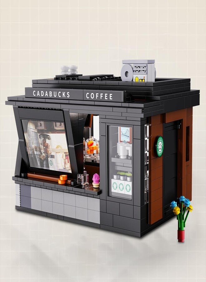 CaDA Master C66005W Japanese Coffee House Building Set,MOC Construction Coffee Shop Modular Buildings with Lights,768PCS City House Idea Collect Gift for Adults - Image 4