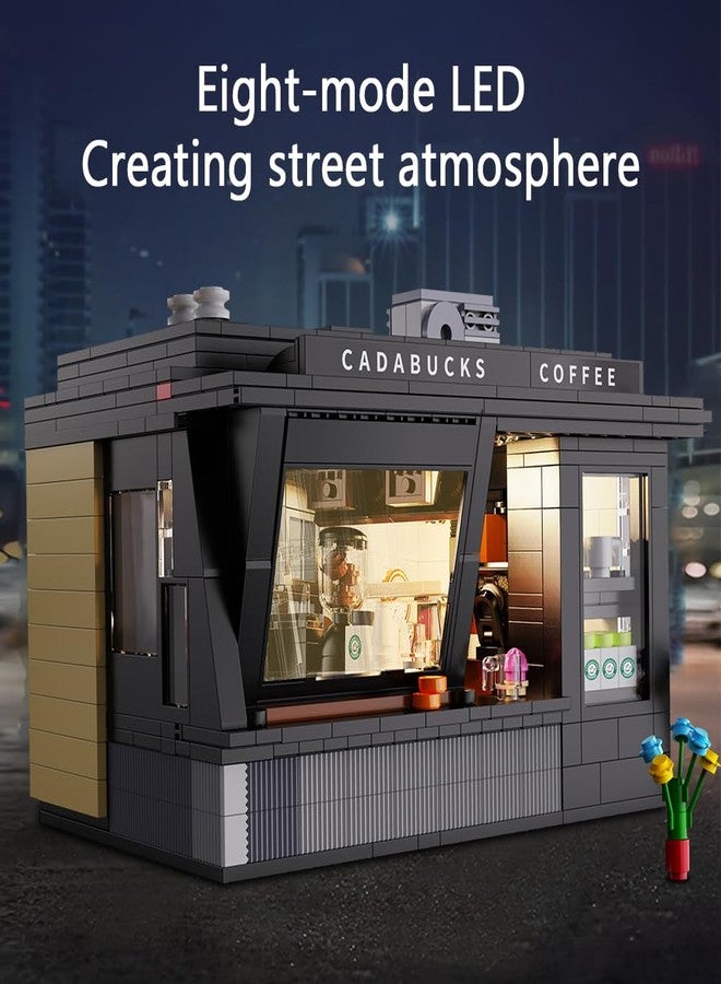 CaDA Master C66005W Japanese Coffee House Building Set,MOC Construction Coffee Shop Modular Buildings with Lights,768PCS City House Idea Collect Gift for Adults - Image 3