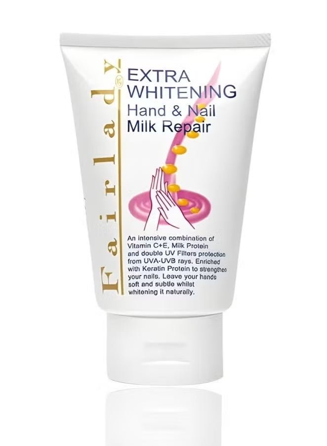 FAIRLADY Extra Whitening Hand & Nail Milk Repair - 100 ml - Image 1
