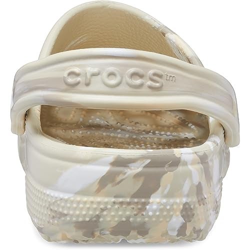 Crocs Classic Marbled Tie-Dye Clog Bone/Multi Men's 4, Women's 6 Medium - Image 2