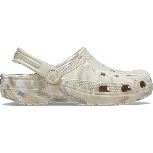 Crocs Classic Marbled Tie-Dye Clog Bone/Multi Men's 4, Women's 6 Medium - Image 5