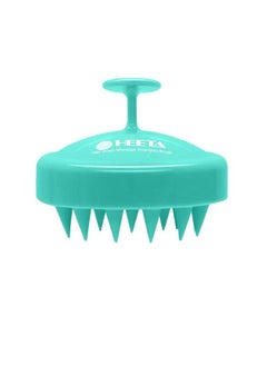 Heeta Hair Shampoo Brush, Scalp Care Hair Brush with Soft Silicone Scalp Massager (Green)  - Image 1