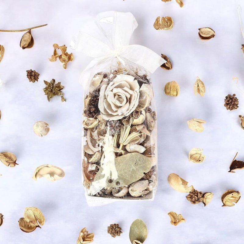NATRIEL 180 Scented Potpourri Pouch Dried Leaves and Flowers for Natural Dcor Mood Enhancement Water Lily  - Image 1