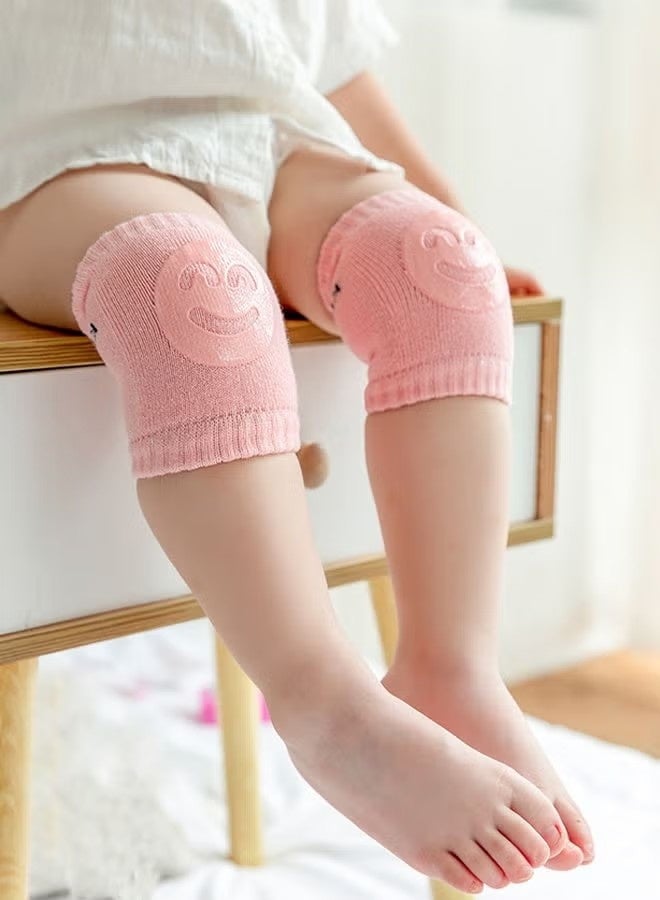 3 Pairs Baby Crawling Anti-Slip Knee Pads Protect Infants & Toddlers Knees - Image 5