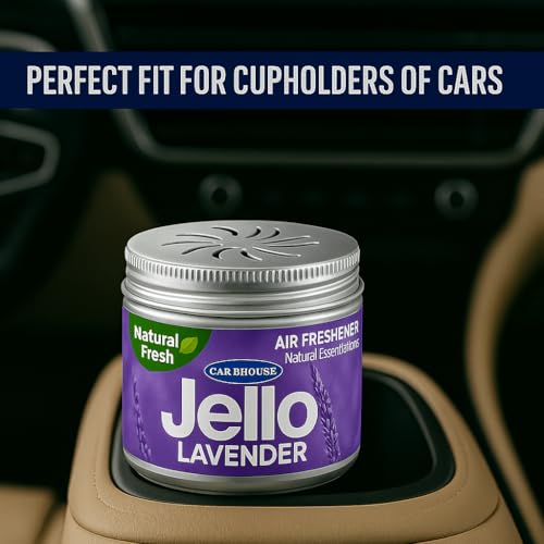 SOLDTRUE Lavender Air Freshener Gel for Car - Odor Eliminator & Long-Lasting Scent | Premium Car Accessory, Freshens Vehicle Interior | Natural Fragrance, Safe & Easy to Use (1 Pcs., Lavender) - Image 2