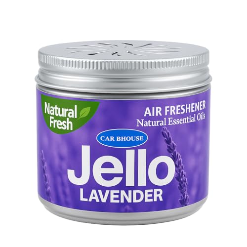 SOLDTRUE Lavender Air Freshener Gel for Car - Odor Eliminator & Long-Lasting Scent | Premium Car Accessory, Freshens Vehicle Interior | Natural Fragrance, Safe & Easy to Use (1 Pcs., Lavender) - Image 1