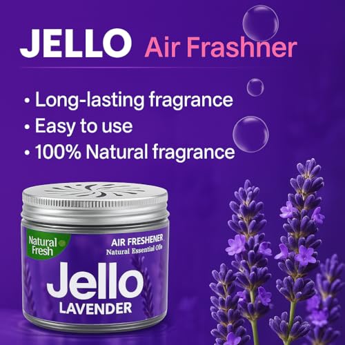 SOLDTRUE Lavender Air Freshener Gel for Car - Odor Eliminator & Long-Lasting Scent | Premium Car Accessory, Freshens Vehicle Interior | Natural Fragrance, Safe & Easy to Use (1 Pcs., Lavender) - Image 3