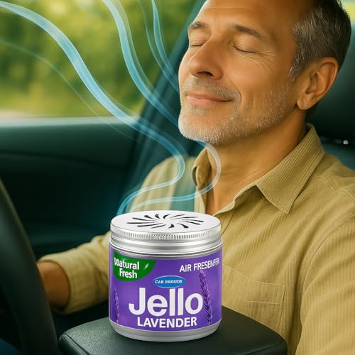 SOLDTRUE Lavender Air Freshener Gel for Car - Odor Eliminator & Long-Lasting Scent | Premium Car Accessory, Freshens Vehicle Interior | Natural Fragrance, Safe & Easy to Use (1 Pcs., Lavender) - Image 5