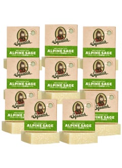 Dr. Squatch Dr Squatch Mens Natural Bar Soap Alpine Sage 10 Pack  All Natural Bar Soap for Men  Smell like a Warm Mountain Breeze 