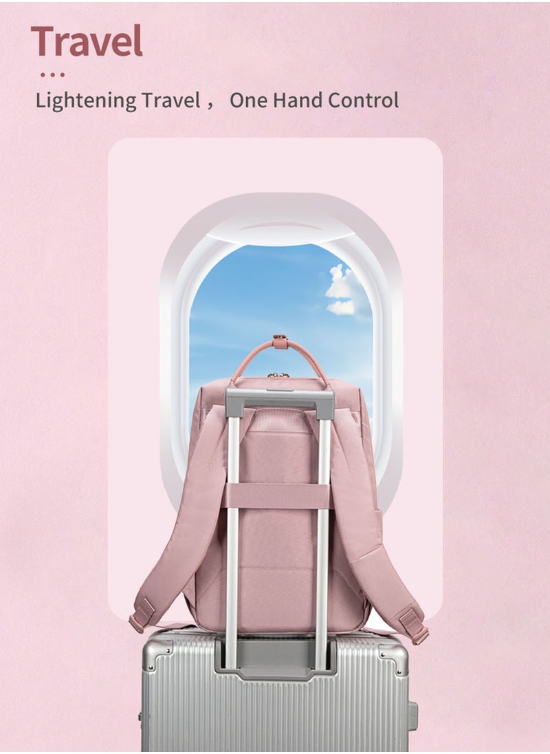 Chantria - Casual School Laptop Backpack, Lightweight Water Resistant Bag with Tablet and Laptop Compartment for Girl - Image 1