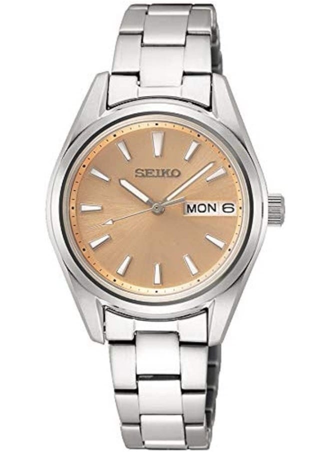 Seiko Women Analogue Japanese Quartz Watch with Stainless Steel Strap SUR351P1  - Image 1