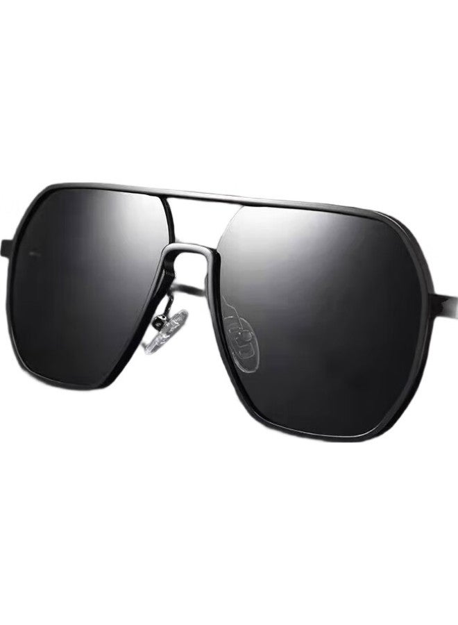 Boshide Driving Glasses, Polarized Sunglasses, Day And Night Photochromic Sunglasses For Men, Black Frame With Photochromic Lenses - Image 1