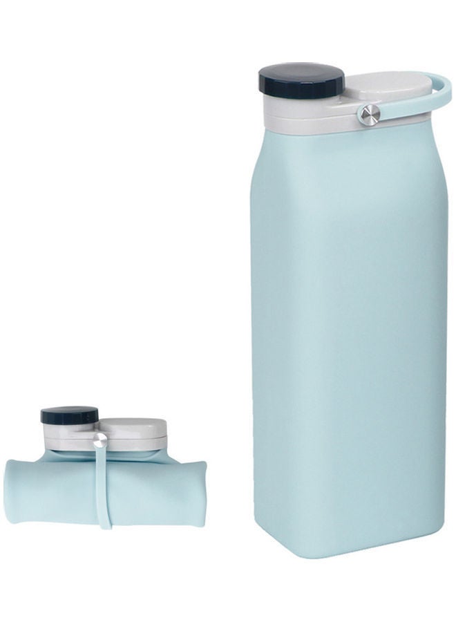 NIBEMINENT 600Ml Portable Outdoor Sports Water Bottle Light Blue 15x5x10cm  - Image 1