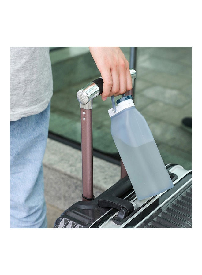NIBEMINENT 600Ml Portable Outdoor Sports Water Bottle Light Blue 15x5x10cm  - Image 2