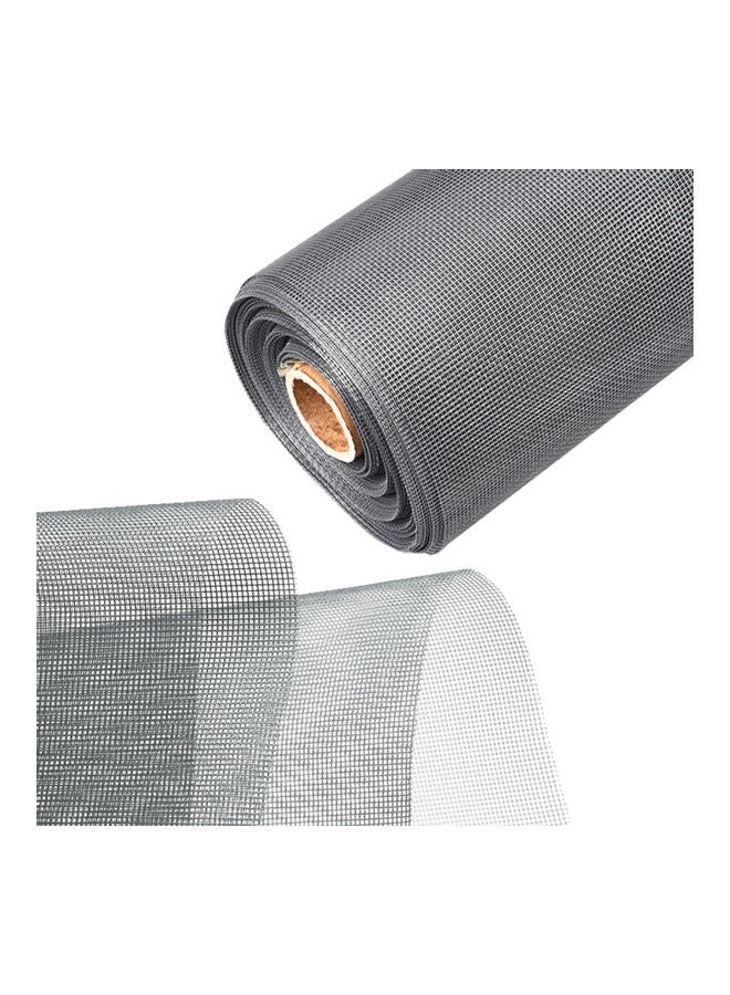 NIBEMINENT Anti Bug DIY Glass Fiber Screen Mosquito Curtain Mesh Grey - Image 1