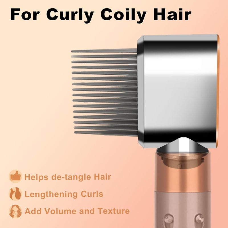 ZEPHBLOW Wide-Tooth Comb Attachments for Dyson Airwrap HS01/05,Pre-Styling Dryer Brush for Curly Coily Hair, Replacement Part for NO.971894-03 - Image 3