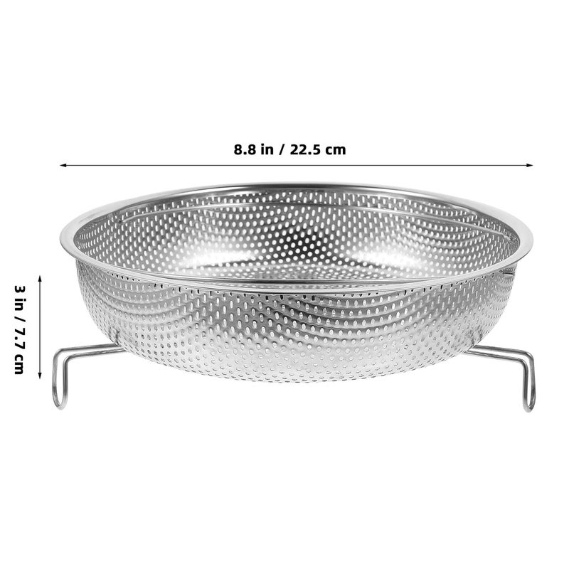 Stainless Steel Adjustable Steaming Basket With Handle For Vegetables Eggs Seafood - Image 4