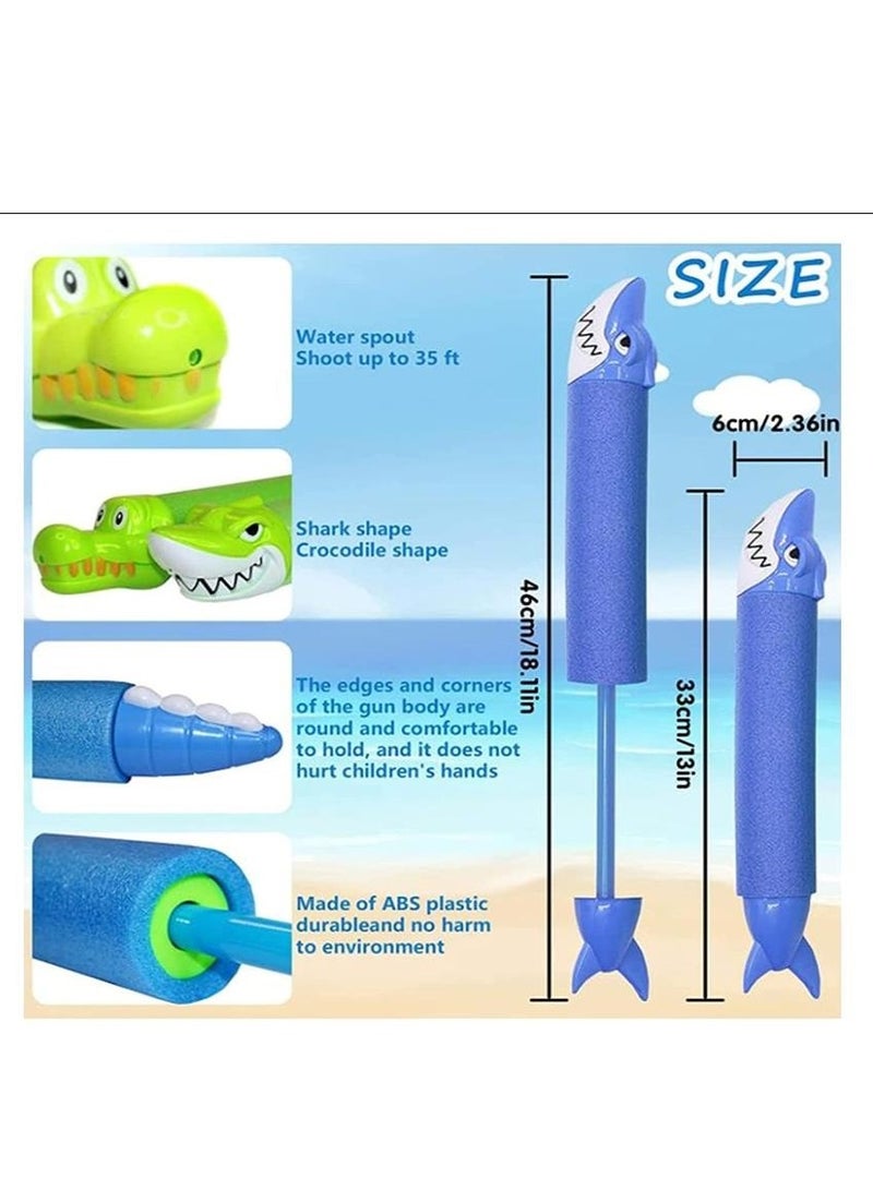Soofam 4 Piece Water Guns for Boys Girls Toddlers Swimming Pool Beach Toys - Image 3