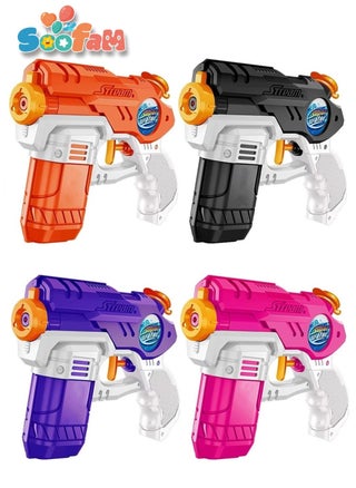 Black, Blue/Purple, Pink, Orange