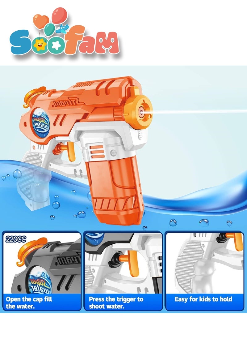 Soofam 4 Piece Water Guns for Boys Girls Toddlers Swimming Pool Beach Toys  - Image 4