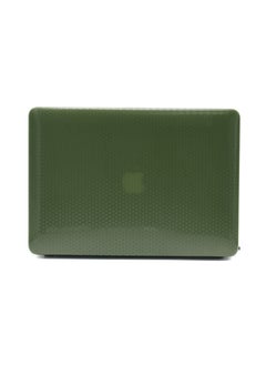 For M4 Apple Notebook Protective Case Macbookairpro13 Ultra-thin Mac Case M2 Computer Protective Case-Color:Double-sided Honeycomb Shell-dark Green-Applicable Model:(Hollow) 13.3 Air (A1369/A1466)