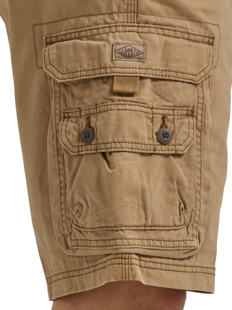 Lee Big & Tall Dungarees Belted Wyoming Cargo Short, Bronze, 46 - Image 3