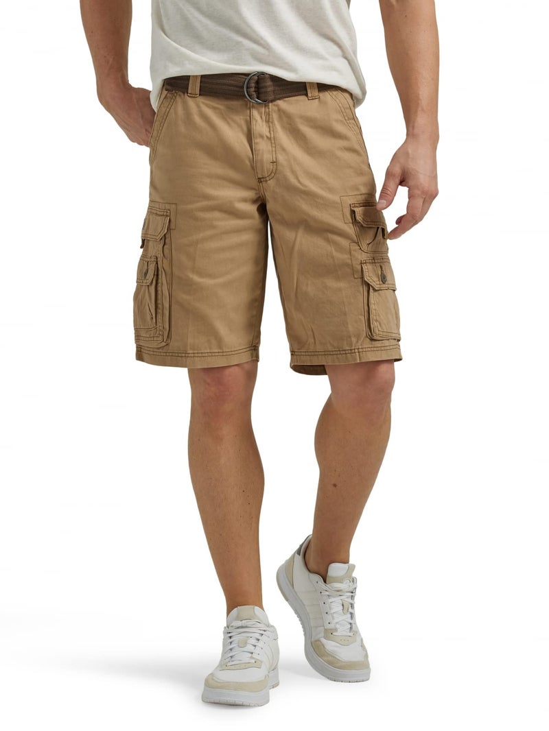 Lee Big & Tall Dungarees Belted Wyoming Cargo Short, Bronze, 46 - Image 1