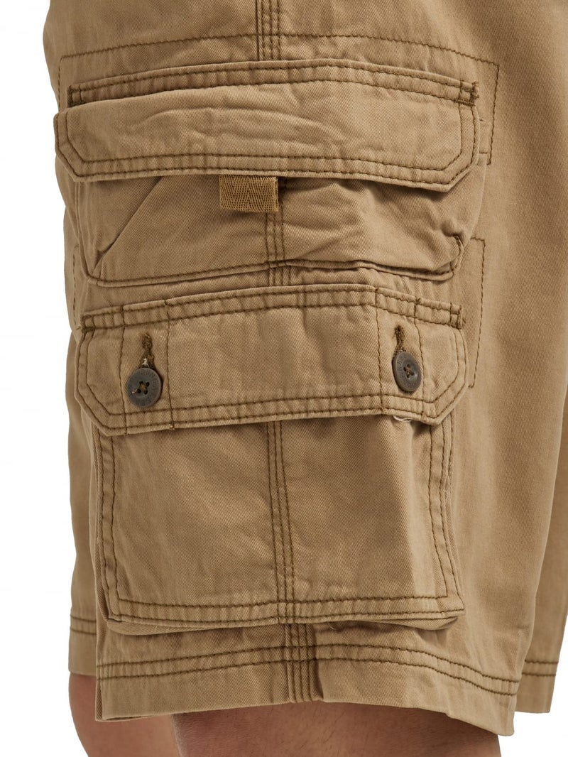 Lee Big & Tall Dungarees Belted Wyoming Cargo Short, Bronze, 46 - Image 4